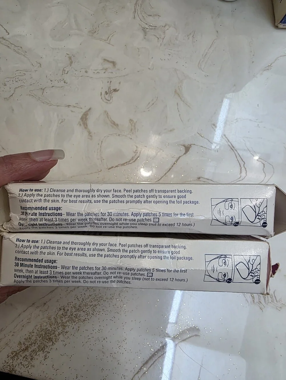 Biore Fine Line Gel Patches – White (6 Pairs)